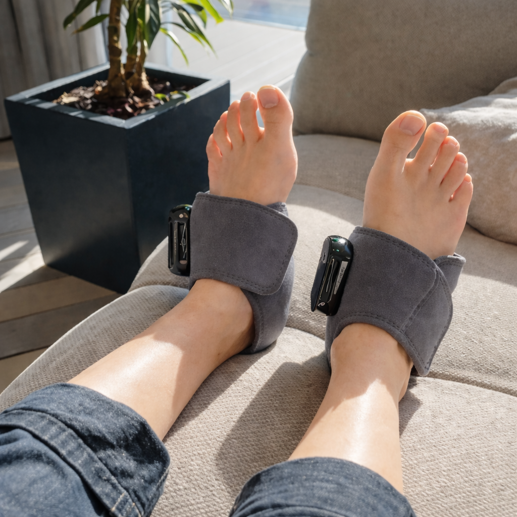 EMSense wearable ankle device